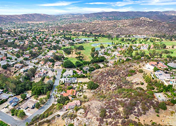 aerial view